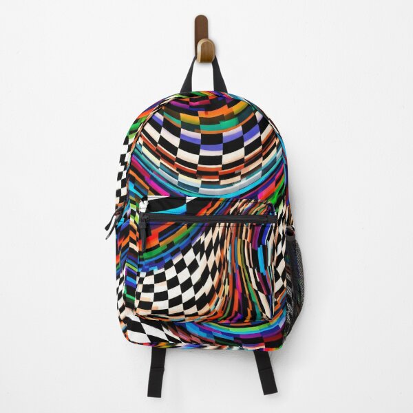 Item preview, Trippy Checkered Waves designed and sold by Kaleidoscope Print.