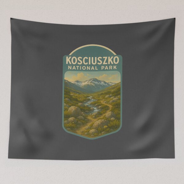 Item preview, Australian National Parks Vintage Prints: Kosciuszko  designed and sold by PinUpPizzazz.
