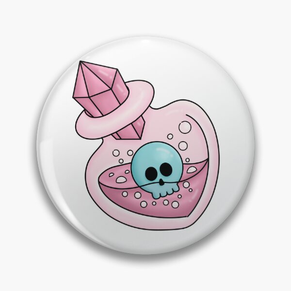 Item preview, Cute Poison Potion Bottle with Skull Cartoon Illustration designed and sold by Horrify.