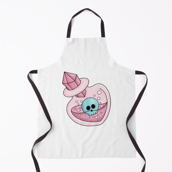 Item preview, Cute Poison Potion Bottle with Skull Cartoon Illustration designed and sold by Horrify.