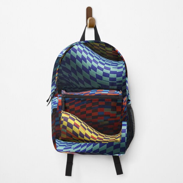 Item preview, Checkered Wave Ridges designed and sold by Kaleidoscope Print.