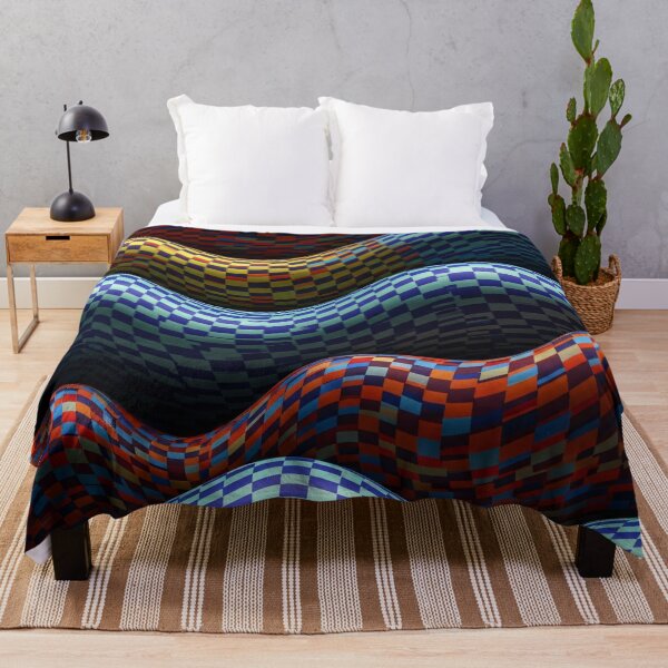 Item preview, Checkered Wave Ridges designed and sold by Kaleidoscope Print.