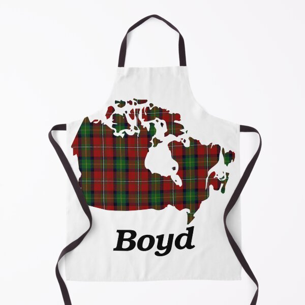 Item preview, Boyd Clan Tartan on Map of Canada (with name) designed and sold by clantartans.