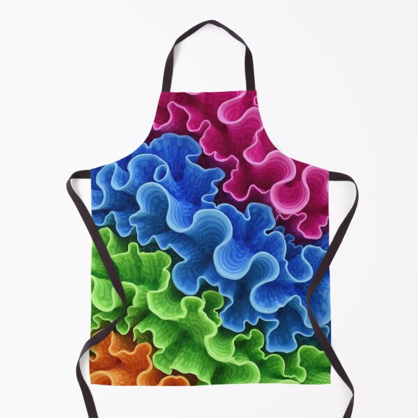 Item preview, Neon Coral Ruffles designed and sold by Kaleidoscope Print.