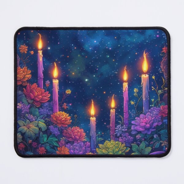 Item preview, Nighttime flower garden with candlelight designed and sold by Mianku | Für das Leben.