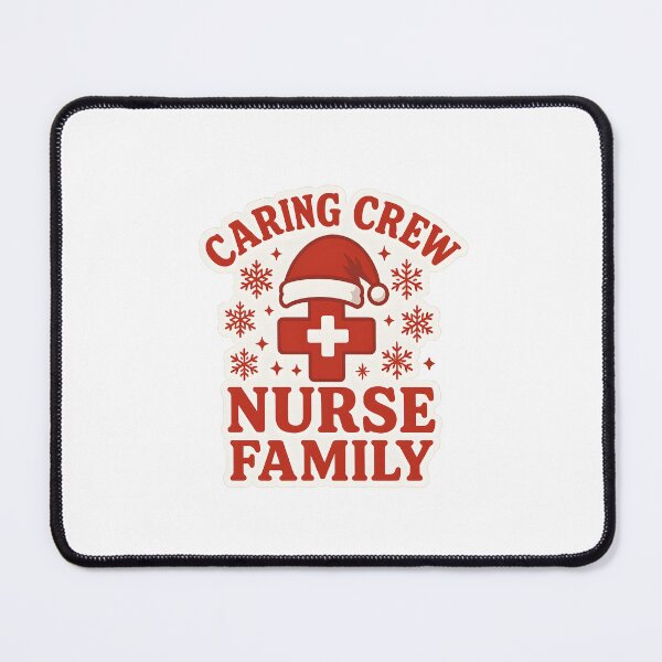 Item preview, Caring Crew Nurse Family – Christmas Nurse Team Design designed and sold by ClinicalHubs.