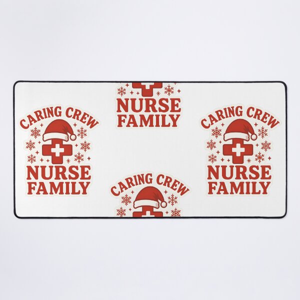 Item preview, Caring Crew Nurse Family – Christmas Nurse Team Design designed and sold by ClinicalHubs.