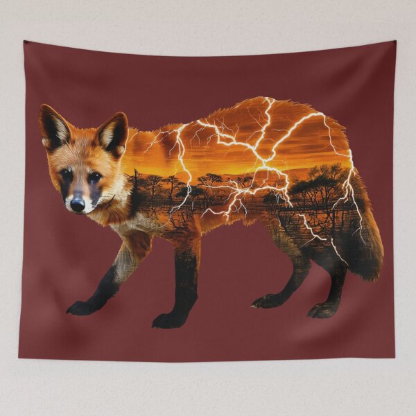 Item preview, Dingo Spirit – Australian Outback Lightning Design designed and sold by TroyTheTerrific.