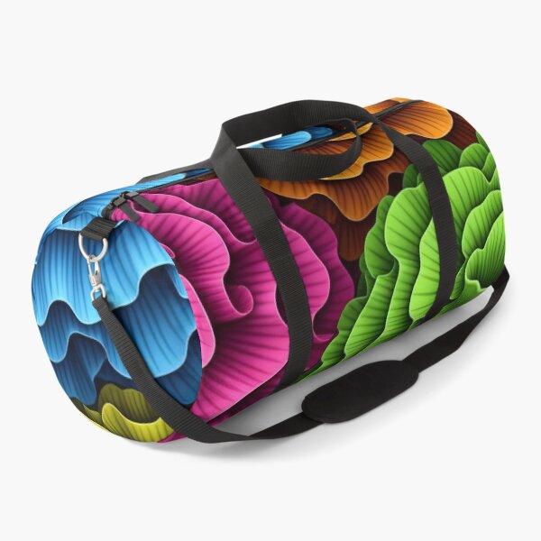 Item preview, Rainbow Ruffle Blooms designed and sold by Kaleidoscope Print.