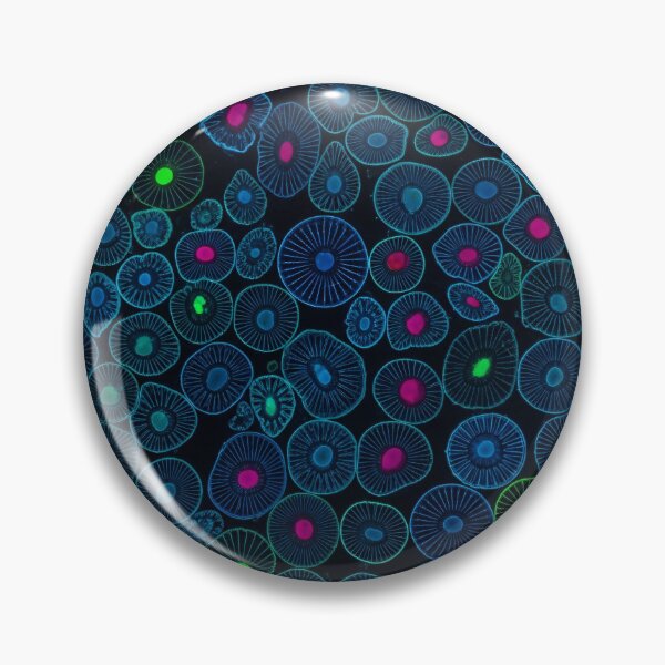Item preview, Neon Microbe Mosaic designed and sold by Kaleidoscope Print.