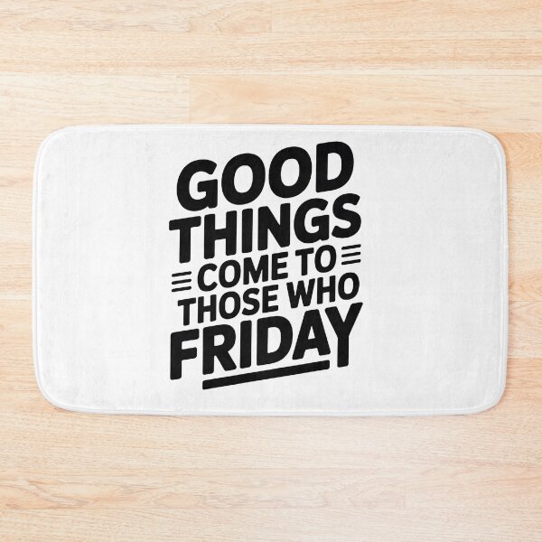 Item preview, Happy Friday Quote, Friday Inspirational Quote, Good Friday Quote designed and sold by graphic-genie.