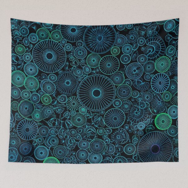 Item preview, Bioluminescent Diatom Bloom designed and sold by Kaleidoscope Print.