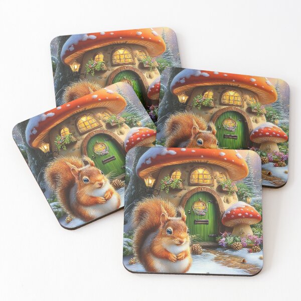 Item preview, A Squirrel’s Winter Welcome designed and sold by MyMagicalPlace.