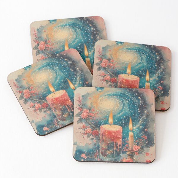Item preview, Candlelight in the cosmic flower garden designed and sold by Mianku | Für das Leben.