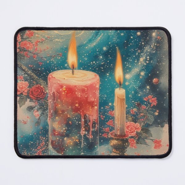 Item preview, Candlelight in the cosmic flower garden designed and sold by Mianku | Für das Leben.