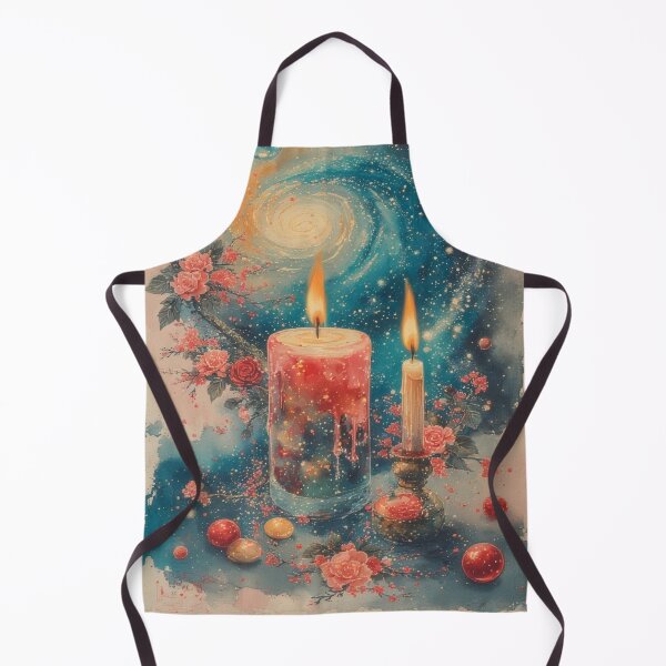 Item preview, Candlelight in the cosmic flower garden designed and sold by Mianku | Für das Leben.