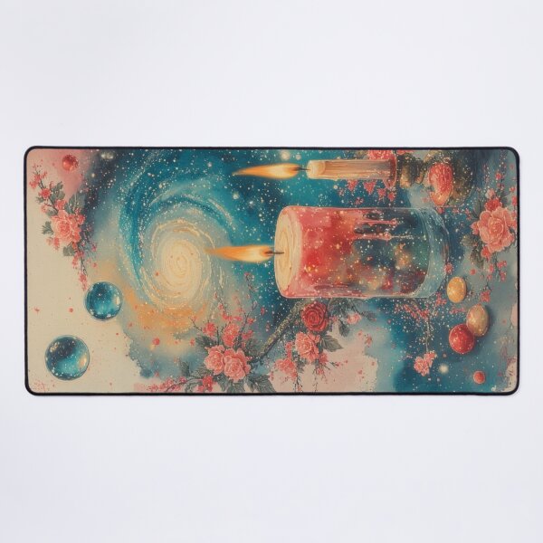 Item preview, Candlelight in the cosmic flower garden designed and sold by Mianku | Für das Leben.