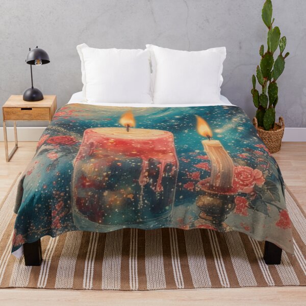 Item preview, Candlelight in the cosmic flower garden designed and sold by Mianku | Für das Leben.