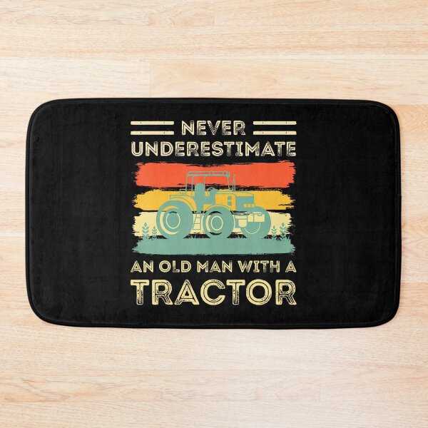 Item preview, Never Underestimate An Old Man With A Tractor Funny Farmers designed and sold by charitashmoqs.