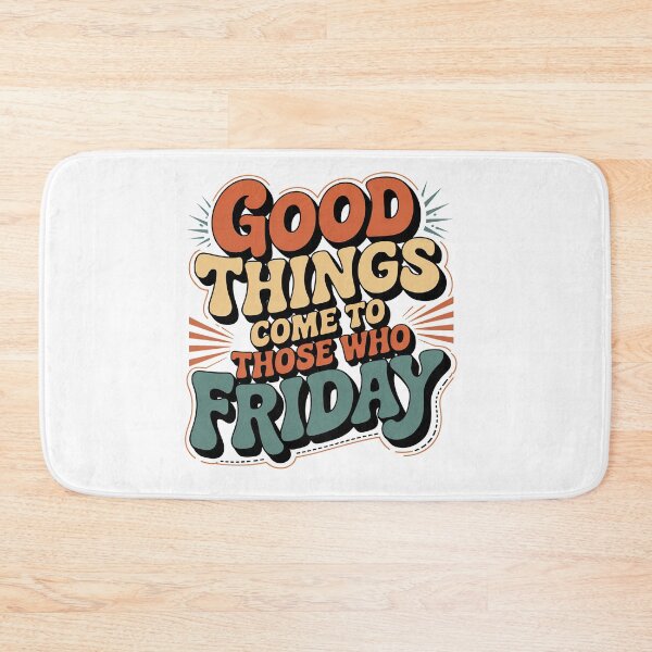 Item preview, Happy Friday Quote, Friday Inspirational Quote, Good Friday Quote designed and sold by graphic-genie.