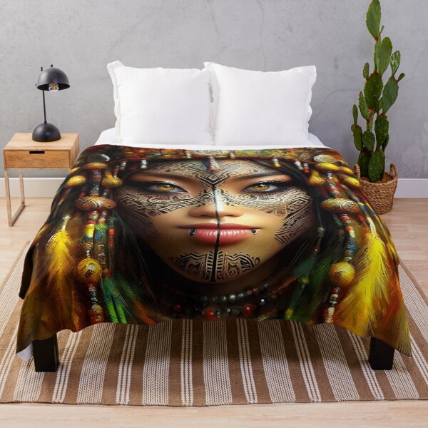 Item preview, Sunfire Empress – Tribal Goddess of Power designed and sold by Okmanoo.