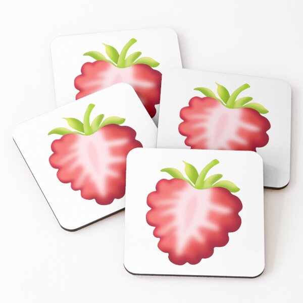 Item preview, Strawberry Shapes Collection PNG designed and sold by KJackArtwork.