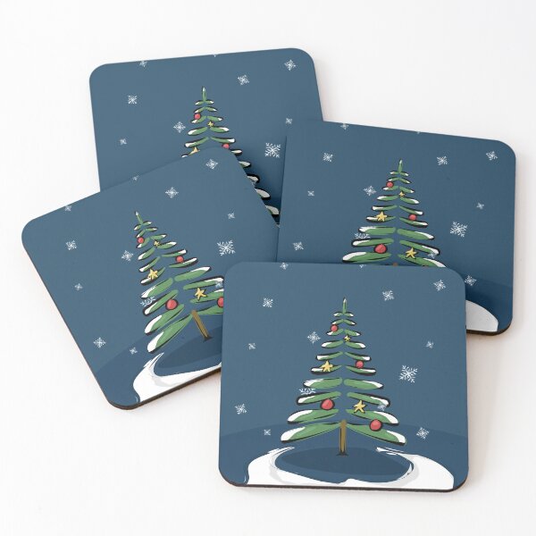 Item preview, Christmas tree in the snow designed and sold by Flag75.