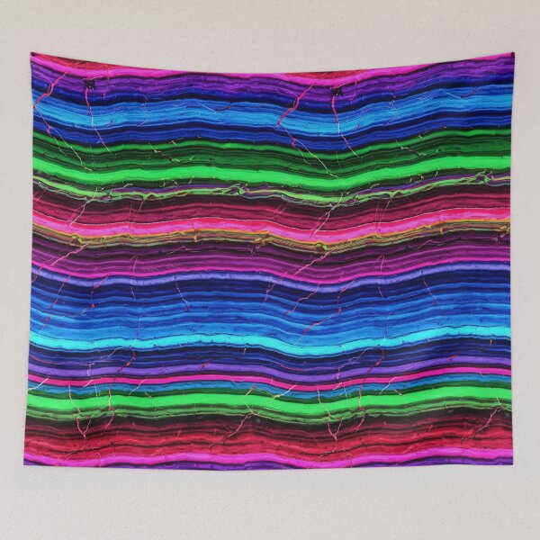 Item preview, Neon Strata Waves designed and sold by Kaleidoscope Print.