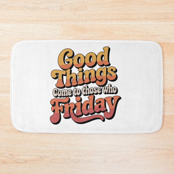 Item preview, Happy Friday Quote, Friday Inspirational Quote, Good Friday Quote designed and sold by graphic-genie.