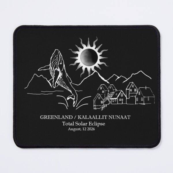 Item preview, Greenland Solar Eclipse 2026 designed and sold by bluegumleaf.