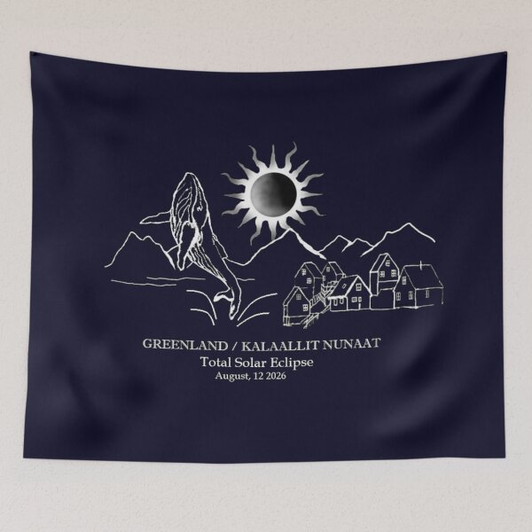 Item preview, Greenland Solar Eclipse 2026 designed and sold by bluegumleaf.