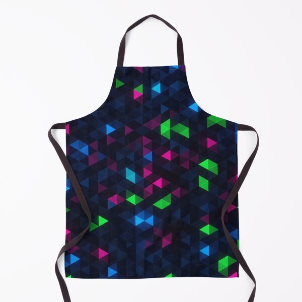 Item preview, Neon Triangle Mosaic designed and sold by Kaleidoscope Print.