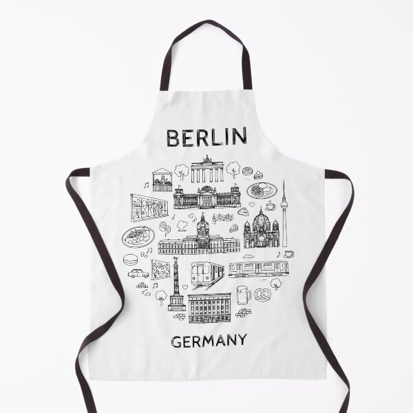 Item preview, Berlin Germany - Great Cities of Europe - Line art of Berlin Architecture and Culture designed and sold by Kathunk Designs.