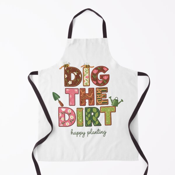 Item preview, Dig The Dirt – Happy Planting" Gardening Typography Art – Garden Lover Design designed and sold by Luminari Creations.
