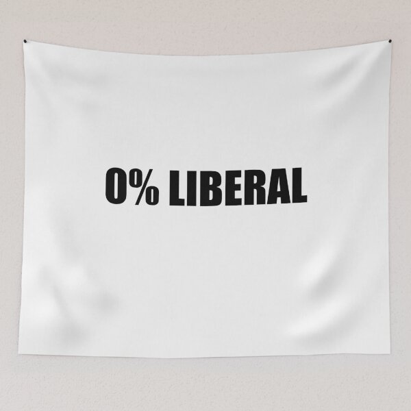 Item preview, 0% Liberal - Republican Conservative designed and sold by PixVib.