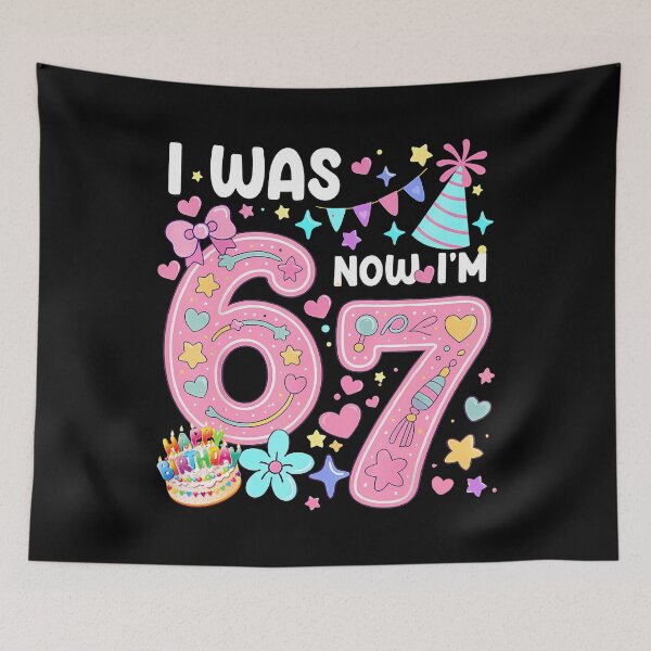 Item preview, 7 Year Old Birthday I Was 6 Now I'M 7 67 Meme Funny designed and sold by charitashmoqs.