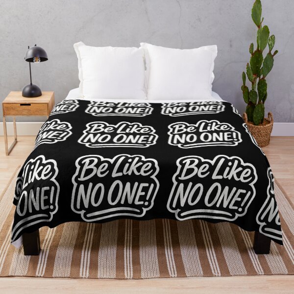Item preview, Be Like No One – Bold Motivational Quote Design designed and sold by PixelVibe782.