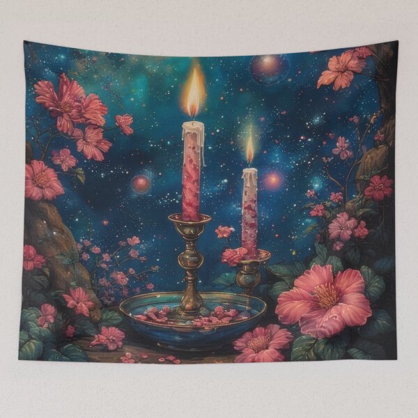 Item preview, Candlelight in the cosmos garden of fantasy designed and sold by Mianku | Für das Leben.