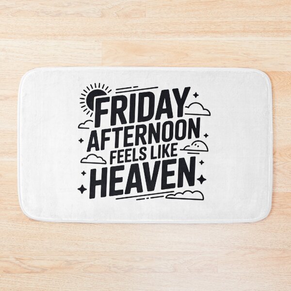 Item preview, Happy Friday Quote, Friday Inspirational Quote, Good Friday Quote designed and sold by graphic-genie.