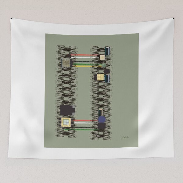 Item preview, Cyber Foster The People Band Digital Pulse designed and sold by Silvalate.