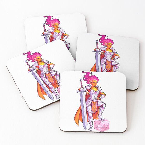 Item preview, Sword Lesbian: Fire Genasi Fighter Pride designed and sold by SkinnyFlatWhite.