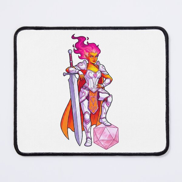 Item preview, Sword Lesbian: Fire Genasi Fighter Pride designed and sold by SkinnyFlatWhite.