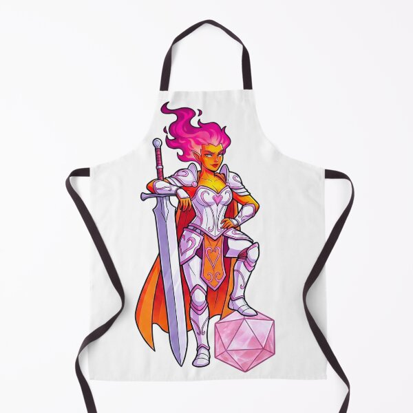 Item preview, Sword Lesbian: Fire Genasi Fighter Pride designed and sold by SkinnyFlatWhite.