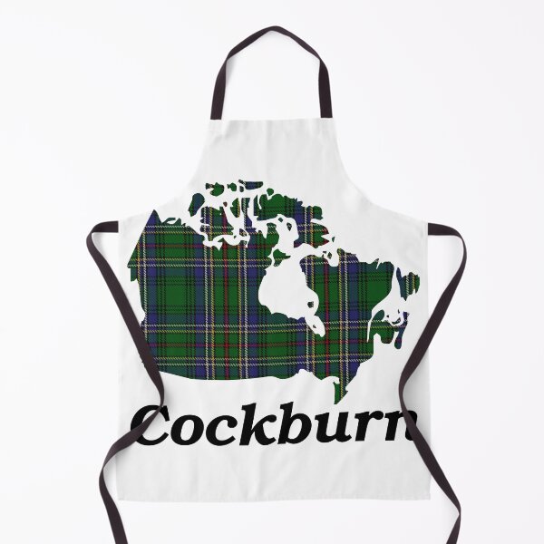 Item preview, Cockburn Clan Tartan on Map of Canada (with name) designed and sold by clantartans.