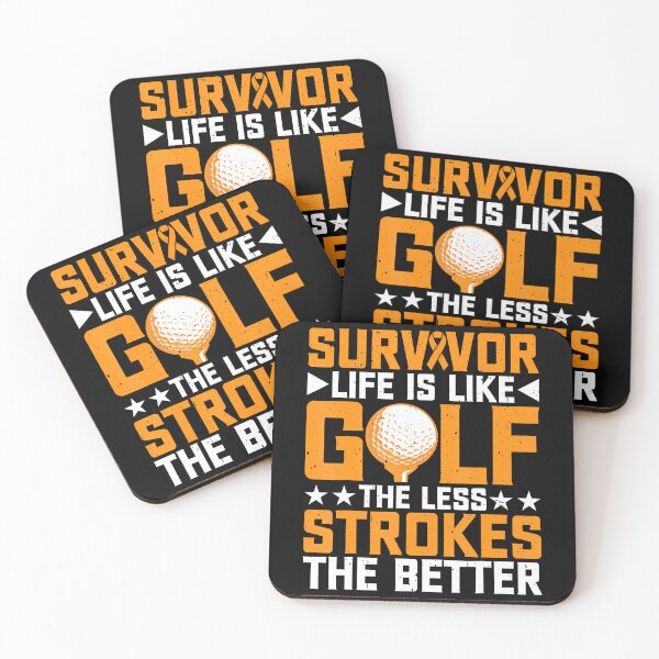 Item preview, Survivor Life Is Like Golf The Less Strokes The Better -- designed and sold by arzateiosumn.