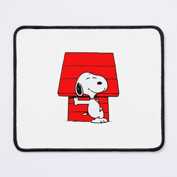 Item preview, Cute White Dog Hugging Red Doghouse designed and sold by henryavincnt.