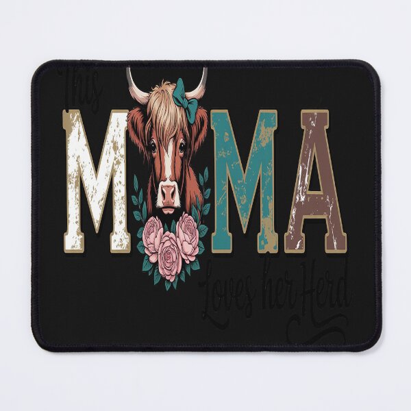 Item preview, This Mama Loves Herd Highland Cow Mom designed and sold by Bstilablhot.