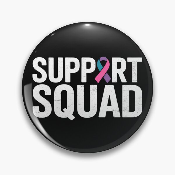 Item preview, Thyroid Cancer Support Squad, Friend Family Awareness Ribbon designed and sold by Bstilablhot.