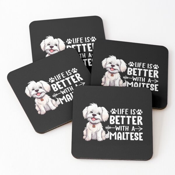 Item preview, Life Is Better With A Maltese - Dog Parent Pet Paw designed and sold by keatnybolho.