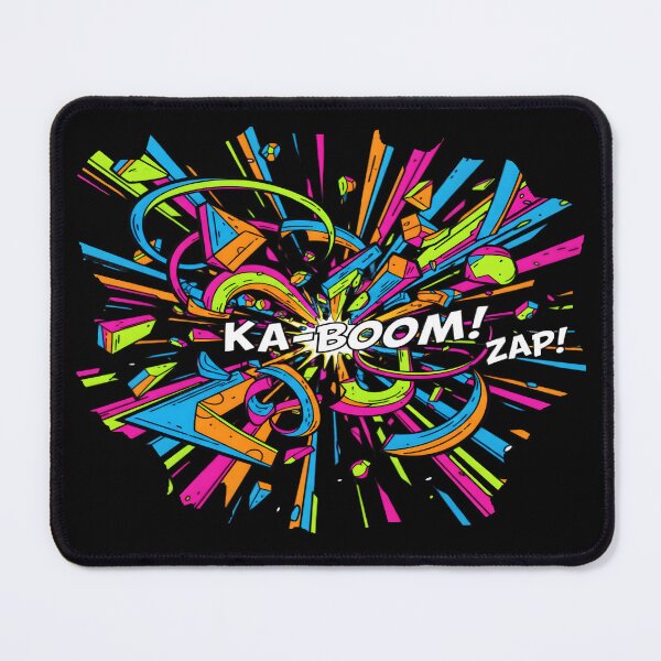 Item preview, KA-BOOM! Comic Book Pop Art Explosion - Retro Style designed and sold by Dakson Design - Fantasy Art.
